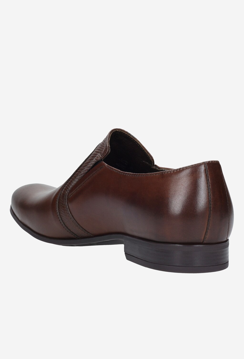 Brązowe półbuty męskie 9069-52 Widok 4