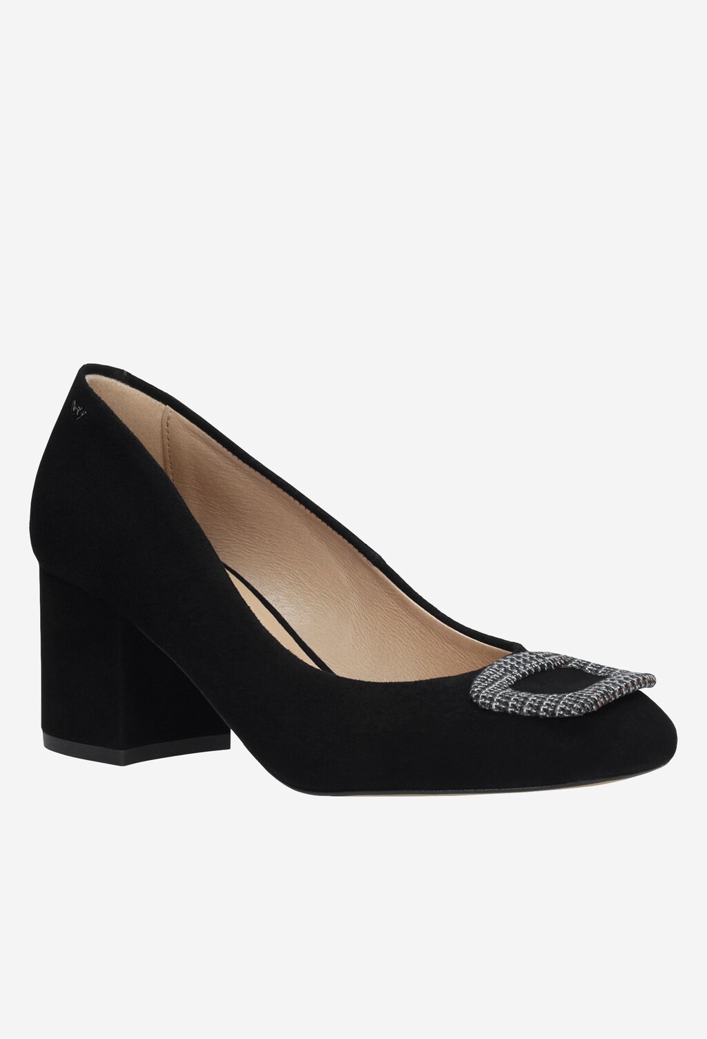 Czarne czółenka 9292-81 Widok 3