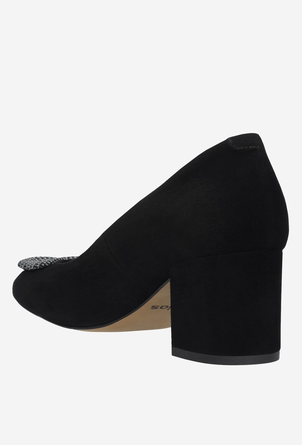 Czarne czółenka 9292-81 Widok 4