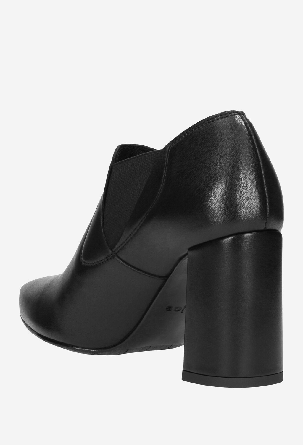 Czarne półbuty damskie 9497-51 Widok 4