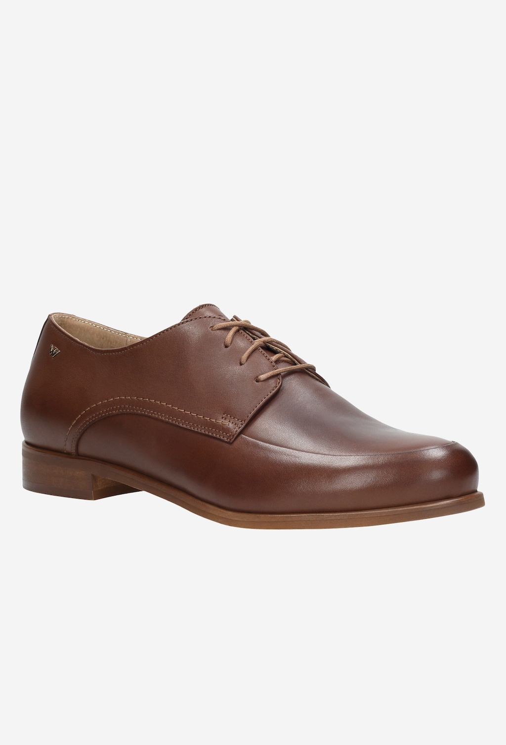 Brązowe półbuty damskie 9490-52 Widok 3