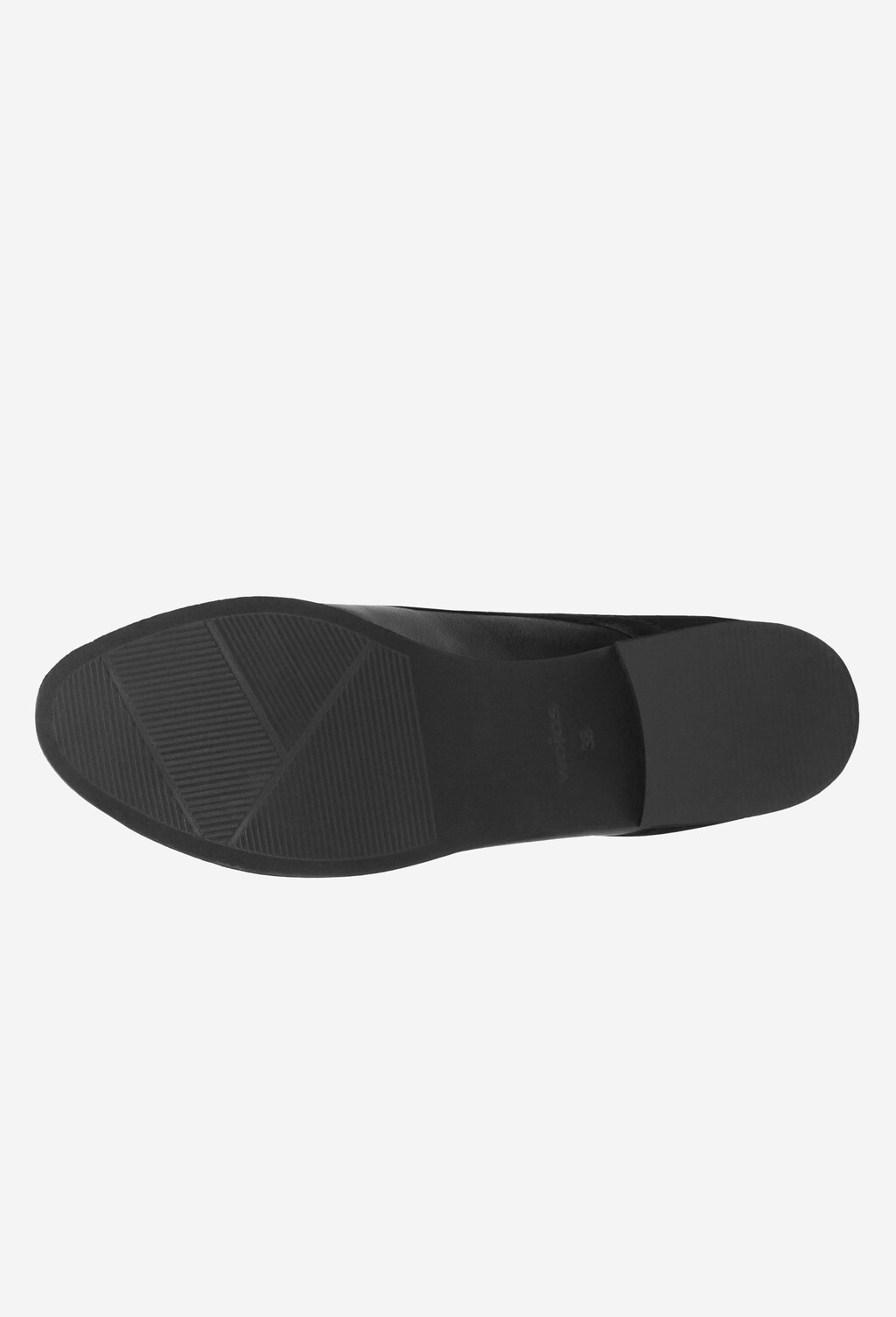 Černé dámské polobotky z hladké a velurové kůže 9490-71 Widok 6