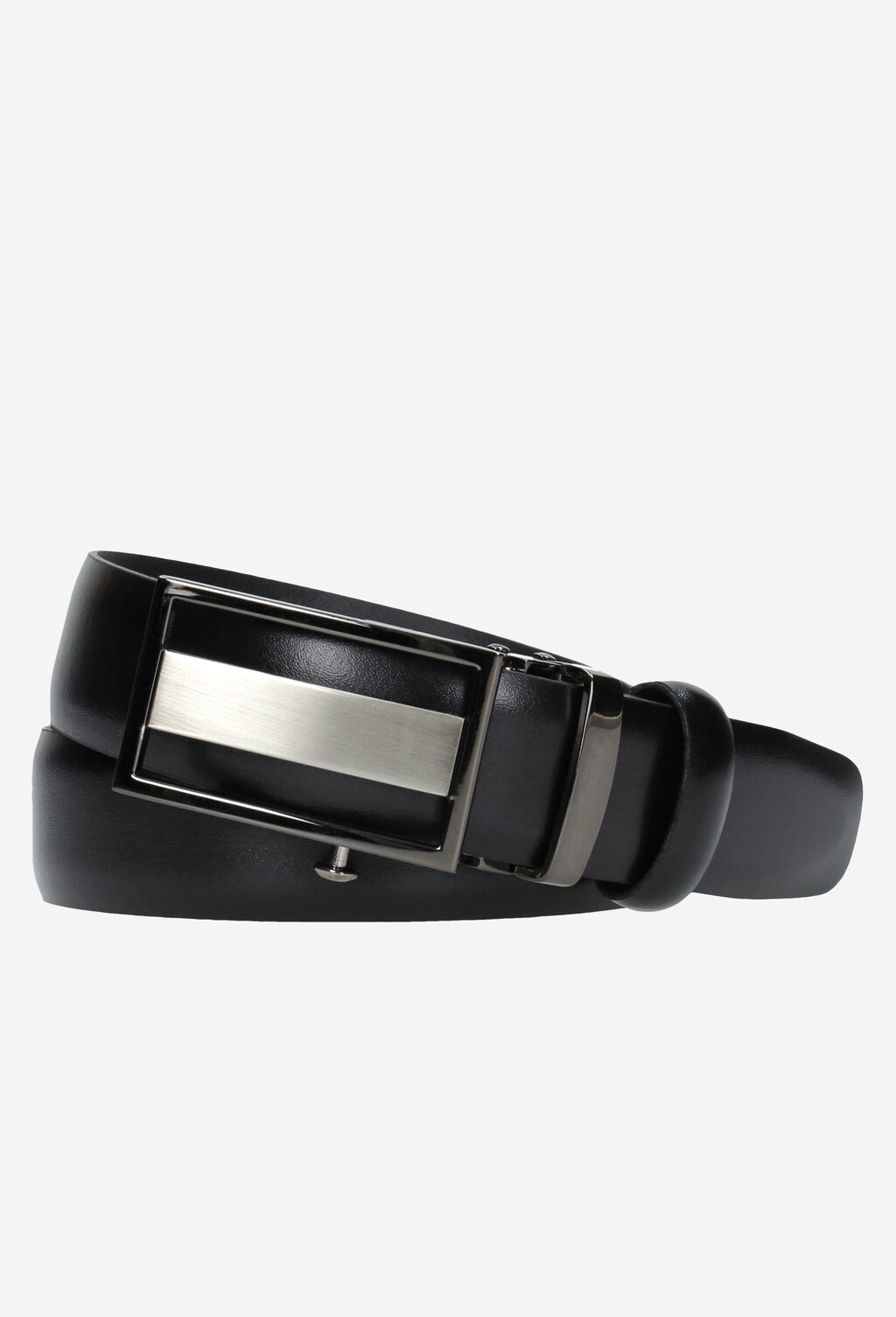 Czarny pasek męski 9978-51 Widok 1