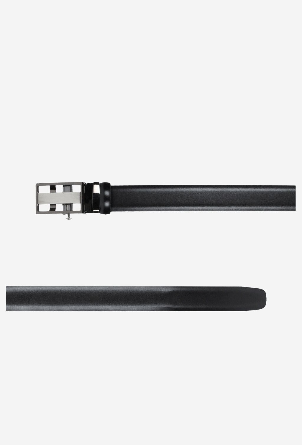 Czarny pasek męski 9978-51 Widok 4