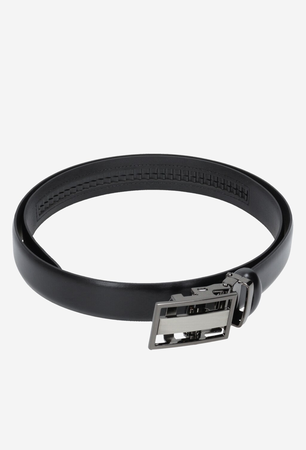 Czarny pasek męski 9978-51 Widok 5