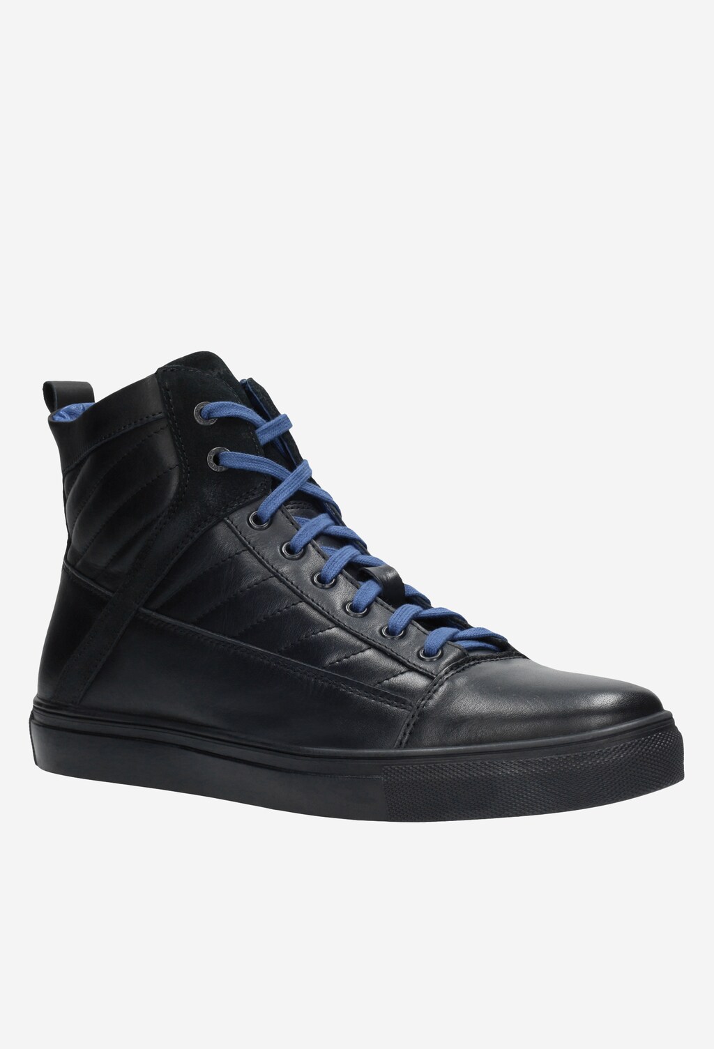 Czarne męskie trzewiki 8252-71 Widok 2