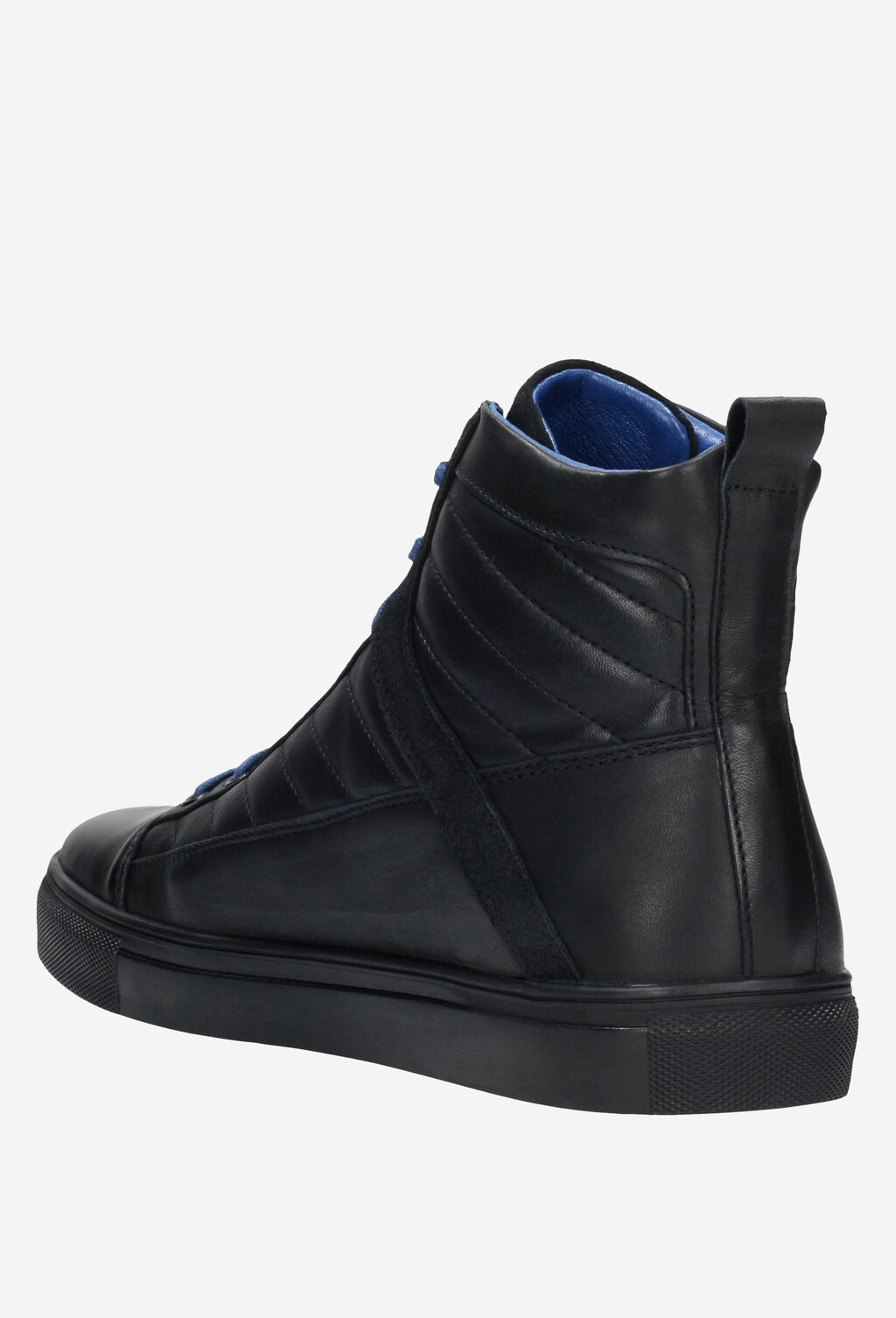 Czarne męskie trzewiki 8252-71 Widok 3