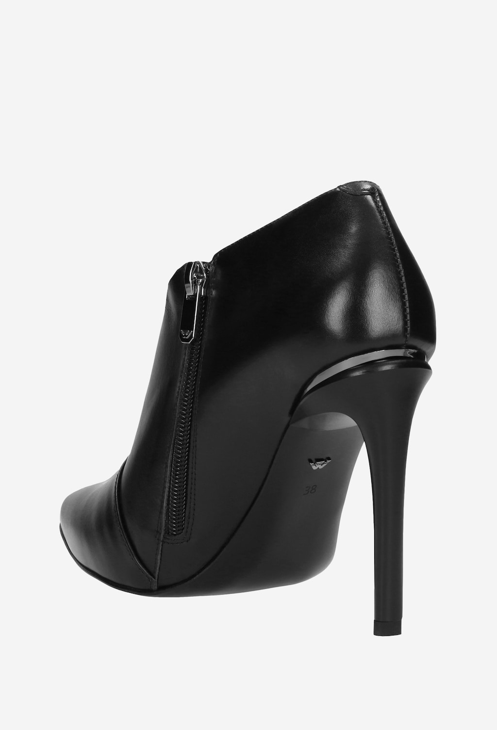 Czarne półbuty damskie 9499-51 Widok 4