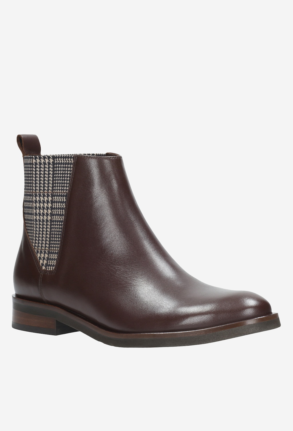 Brązowe botki damskie 9570-82 Widok 3