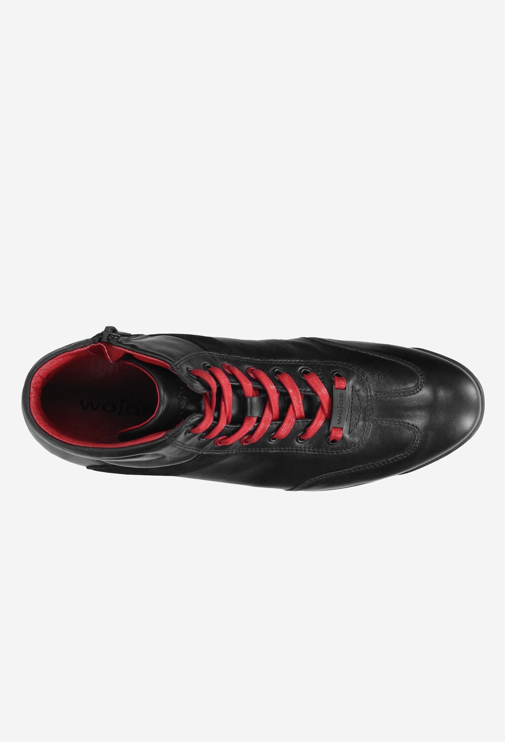 Czarne trzewiki męskie 9165-71 Widok 4