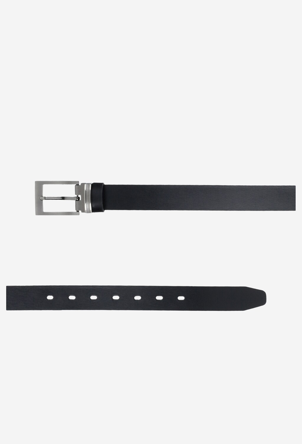 Czarny pasek męski 9976-51 Widok 4