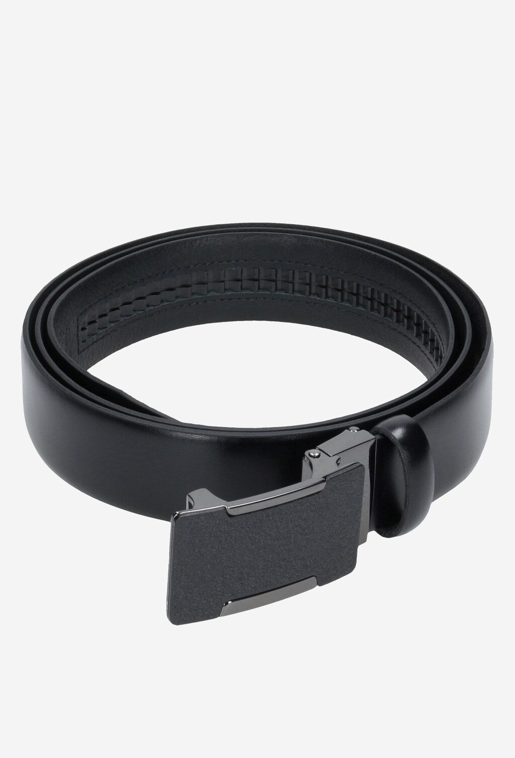 Czarny pasek męski 9970-51 Widok 5