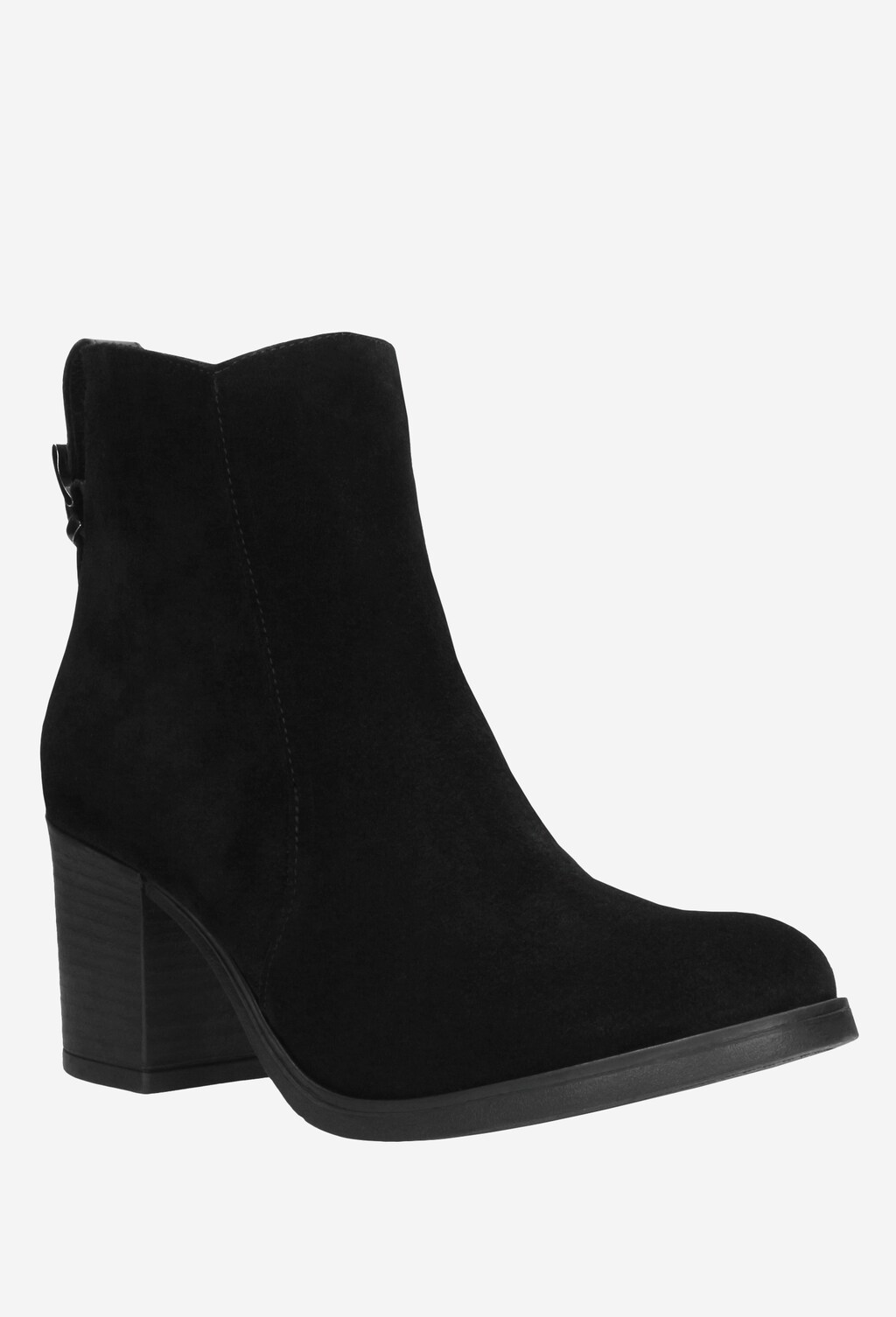 Czarne botki damskie 9584-61 Widok 2