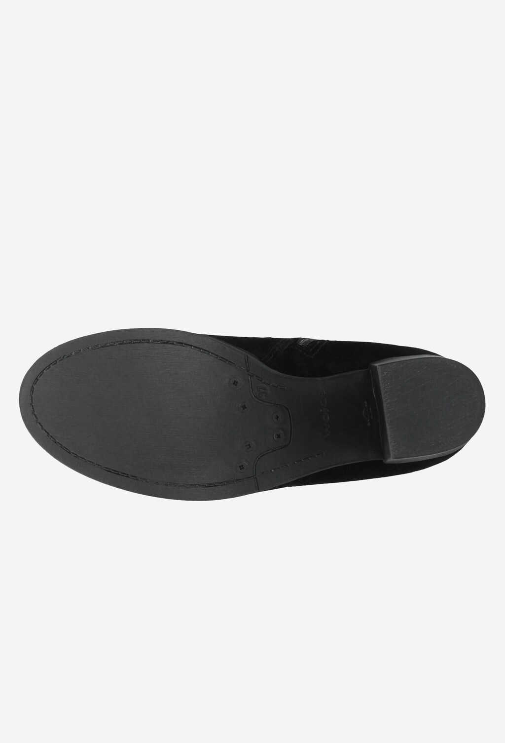 Czarne botki damskie 9584-61 Widok 5