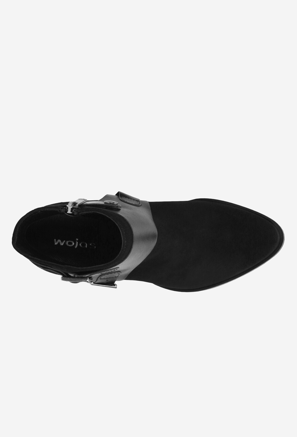 Czarne botki damskie 9545-71 Widok 5