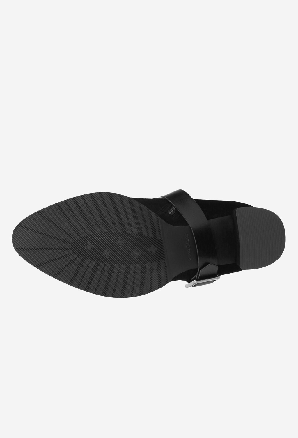 Czarne botki damskie 9545-71 Widok 6