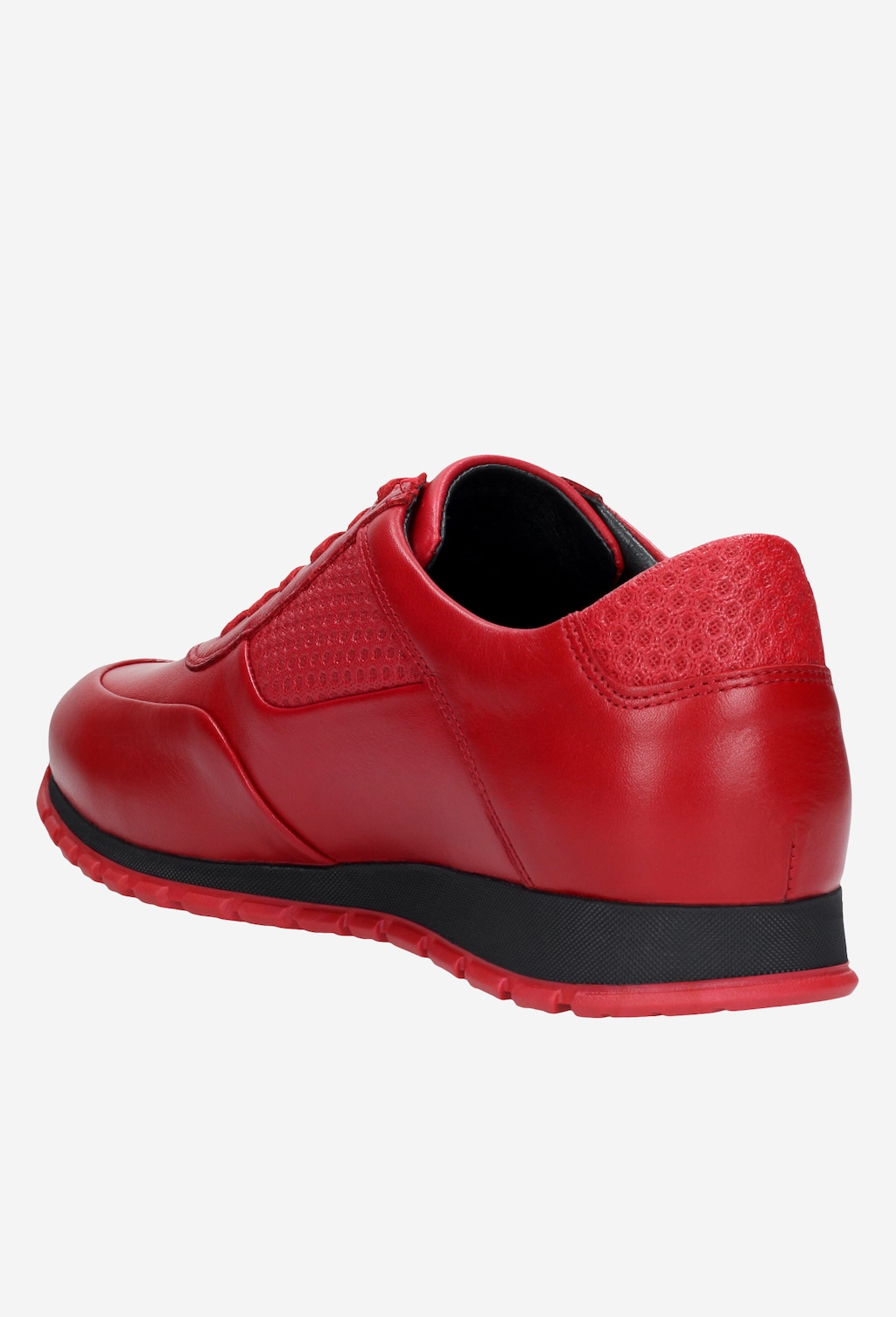 Czerwone półbuty męskie 9078-55 Widok 3