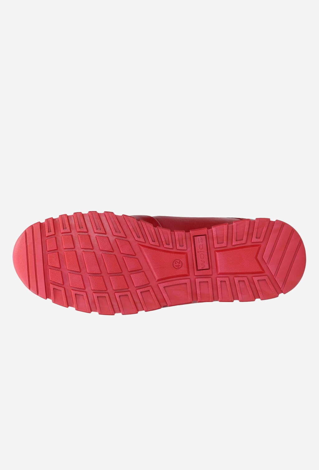 Czerwone półbuty męskie 9078-55 Widok 5