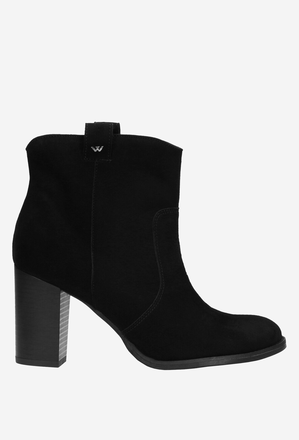 Czarne botki damskie 9542-61 Widok 2