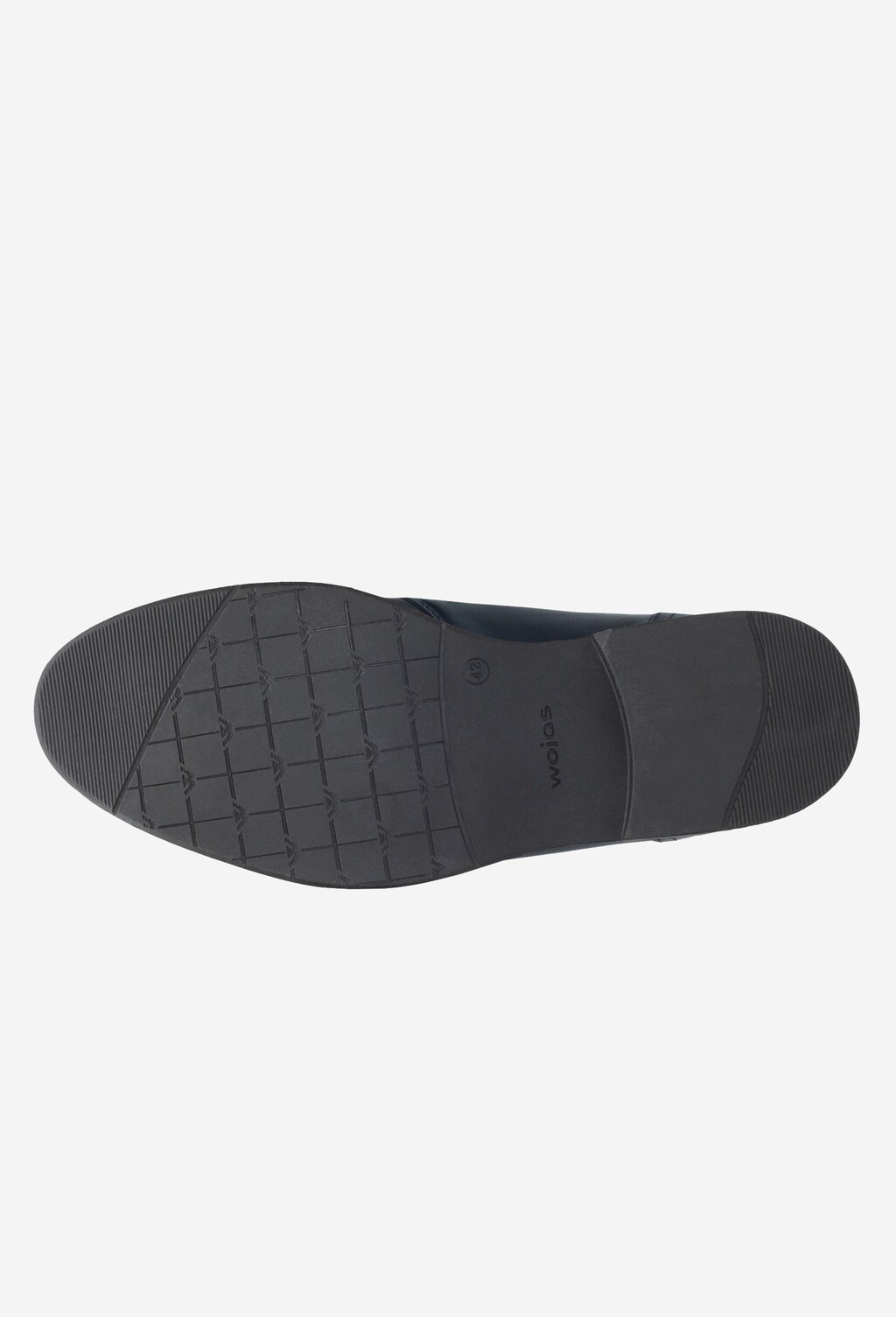 Granatowe trzewiki męskie 8213-76 Widok 5