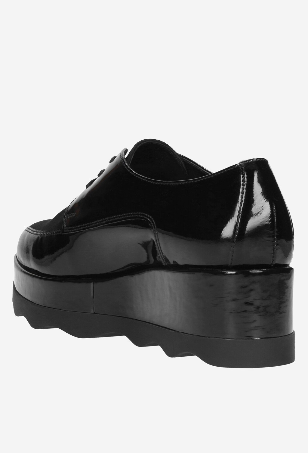 Czarne półbuty damskie 9492-71 Widok 4