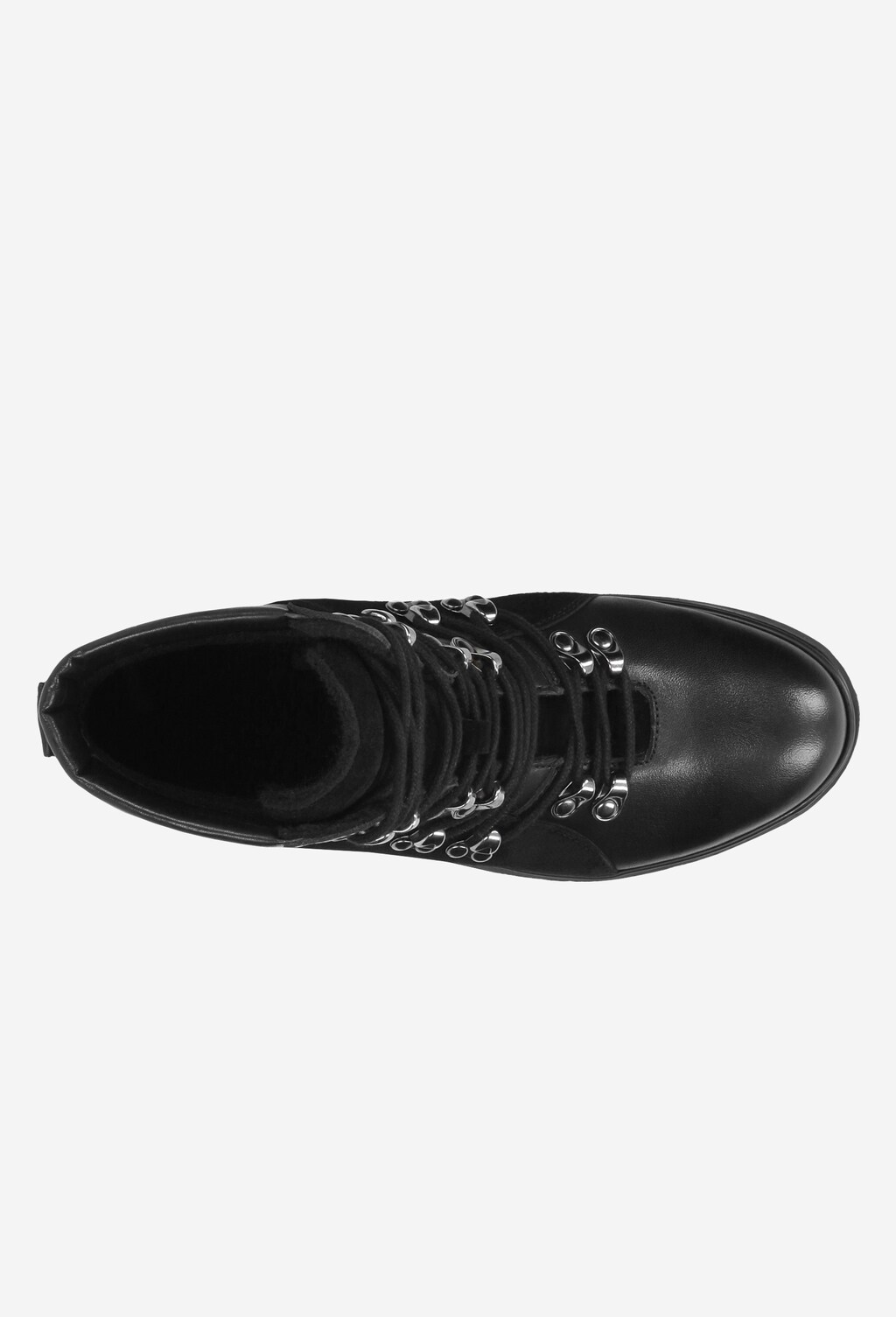 Czarne trzewiki damskie 9630-71 Widok 5