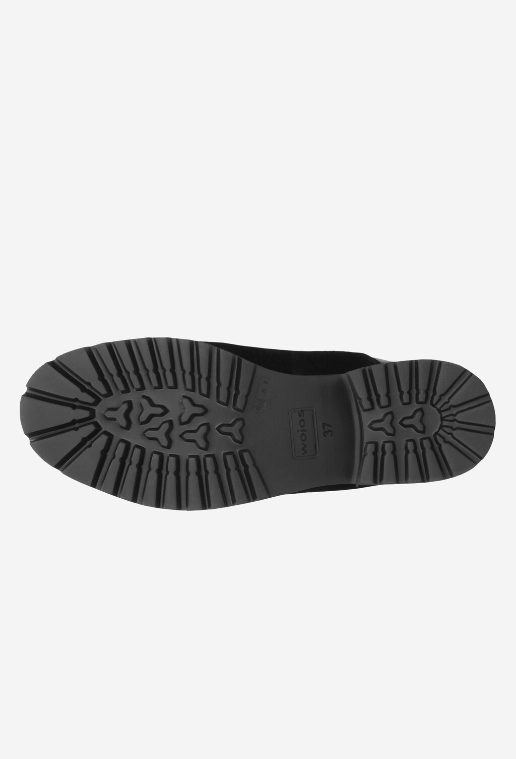 Czarne trzewiki damskie 9630-71 Widok 6