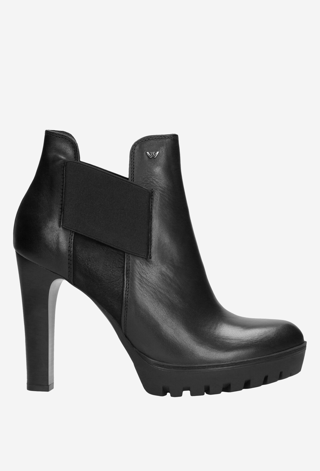 Czarne botki damskie 9534-71 Widok 2