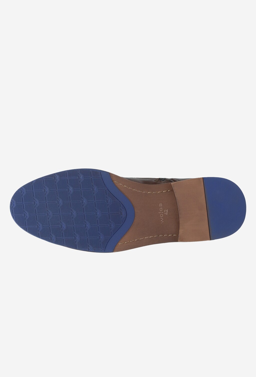 Prievan v botníku s hnedými pánskymi čižmami na zimu 9171-52 Widok 5