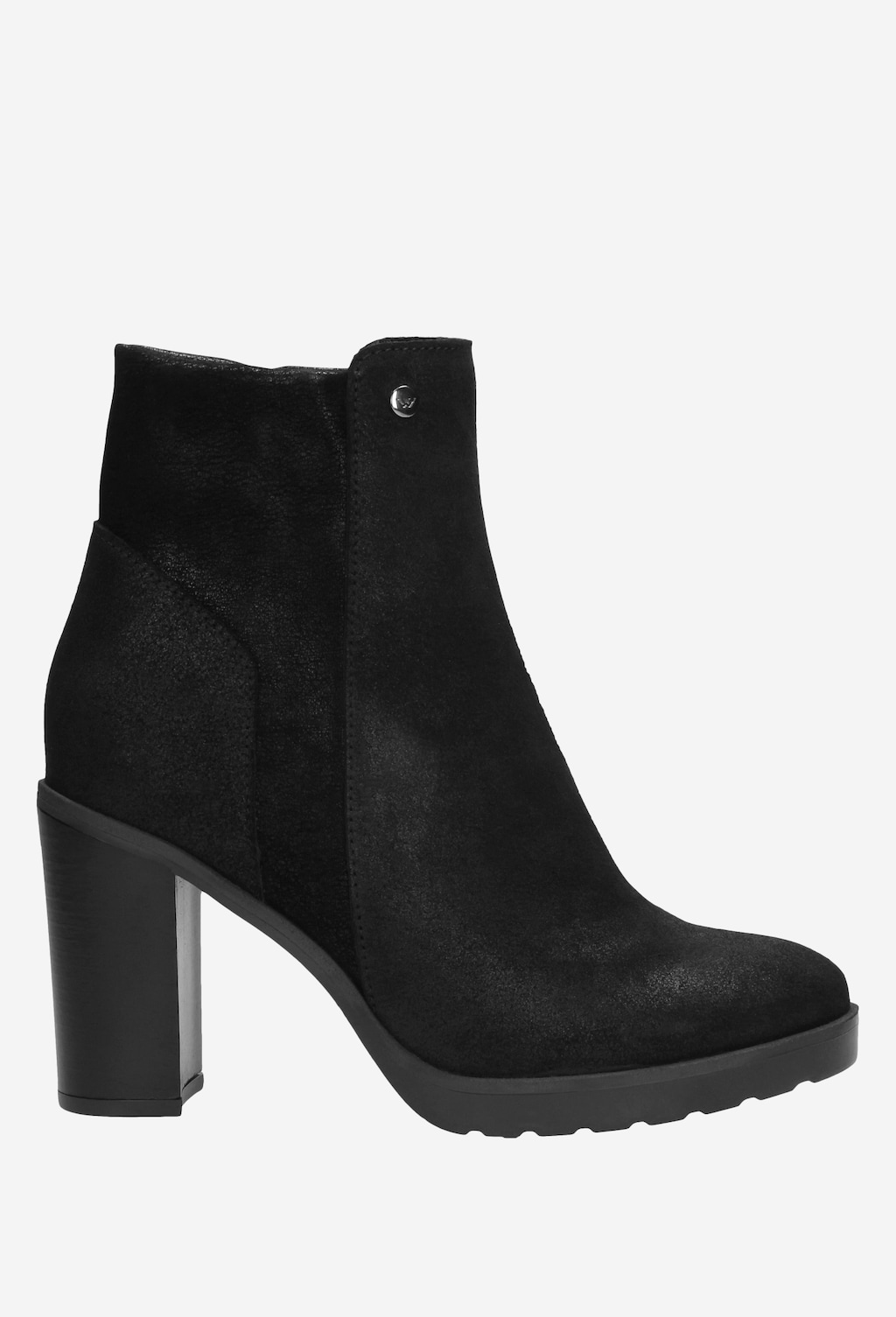 Czarne botki damskie 9575-81 Widok 2