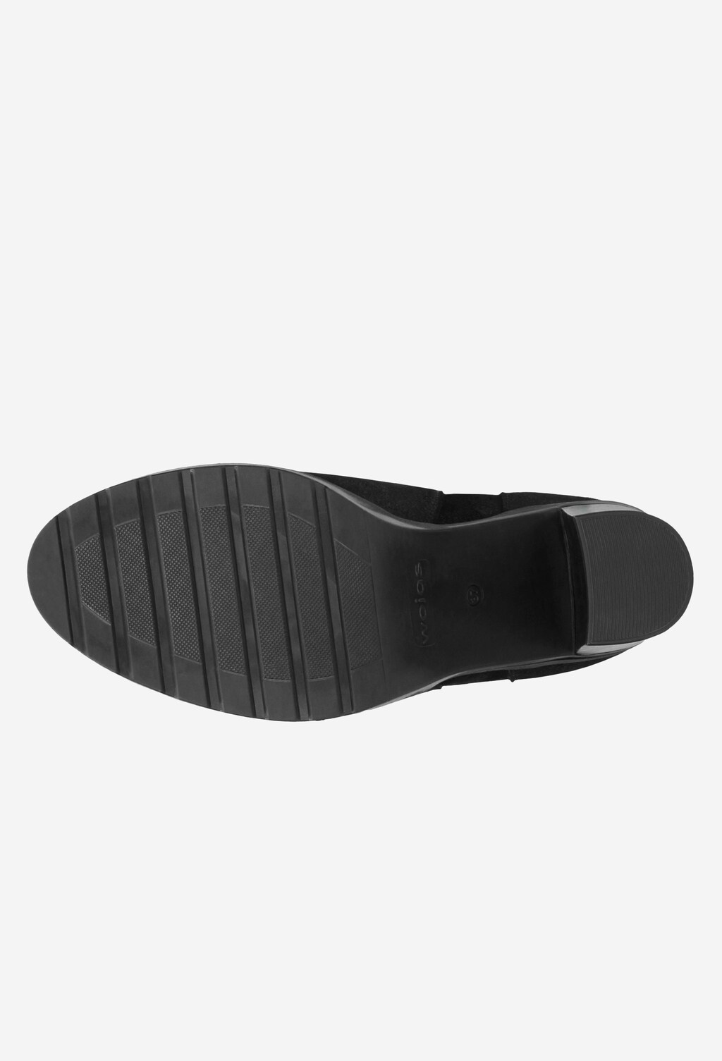 Czarne botki damskie 9575-81 Widok 6