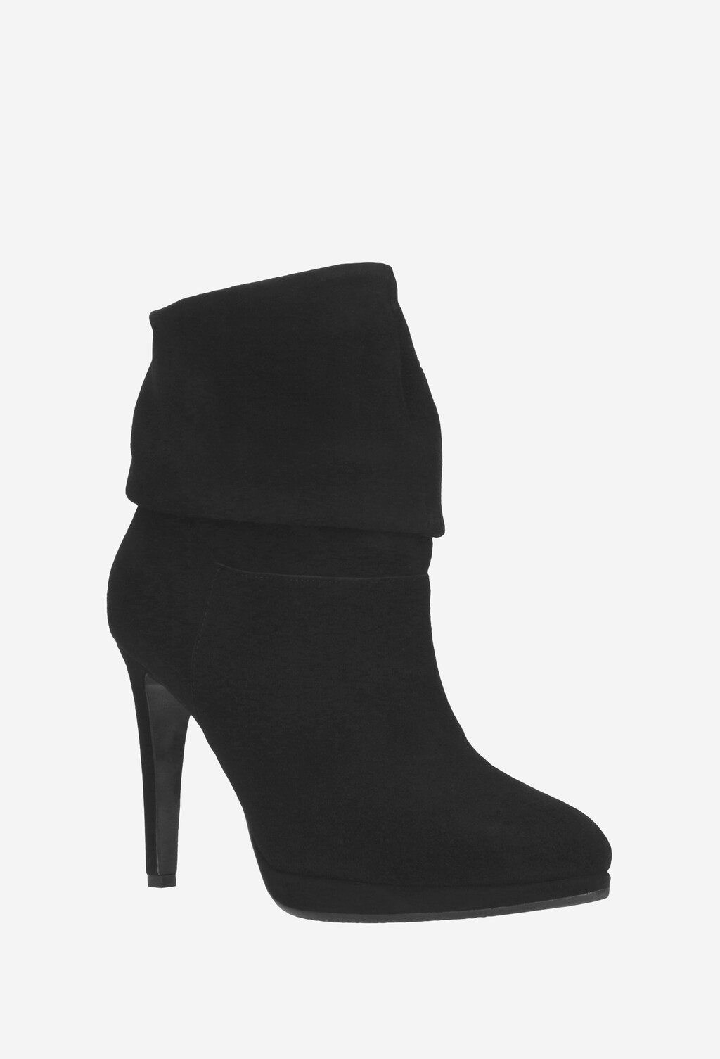 Czarne botki damskie 9532-61 Widok 3