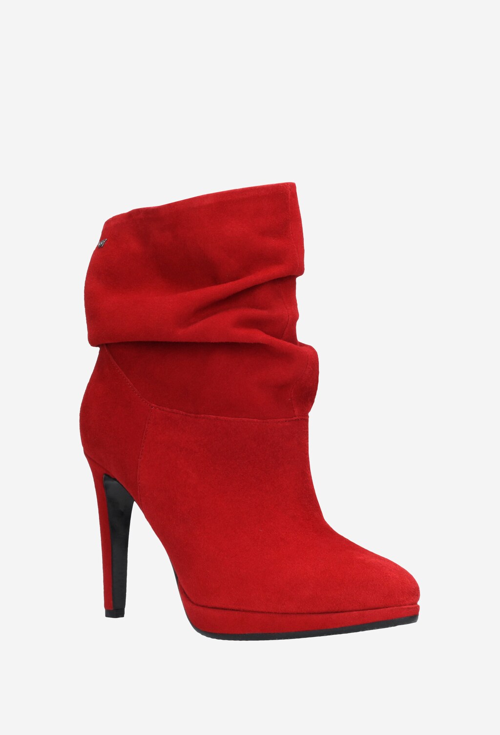 Czerwone botki damskie 9532-65 Widok 3