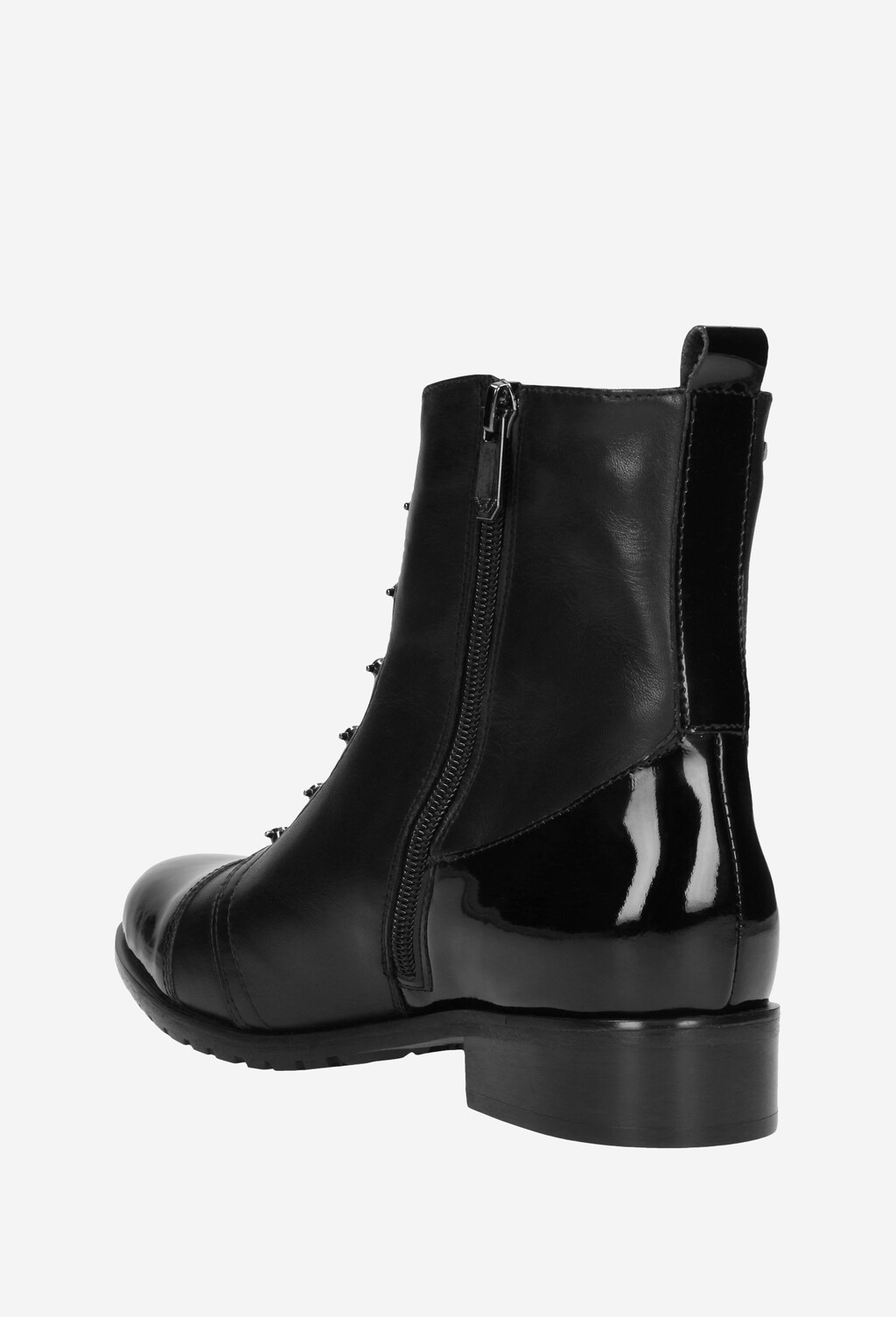 Czarne botki damskie 8623-81 Widok 4