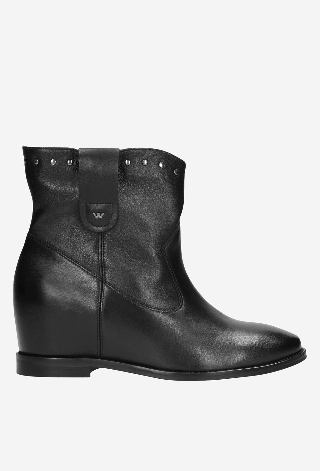 Czarne botki damskie 9556-51 Widok 2