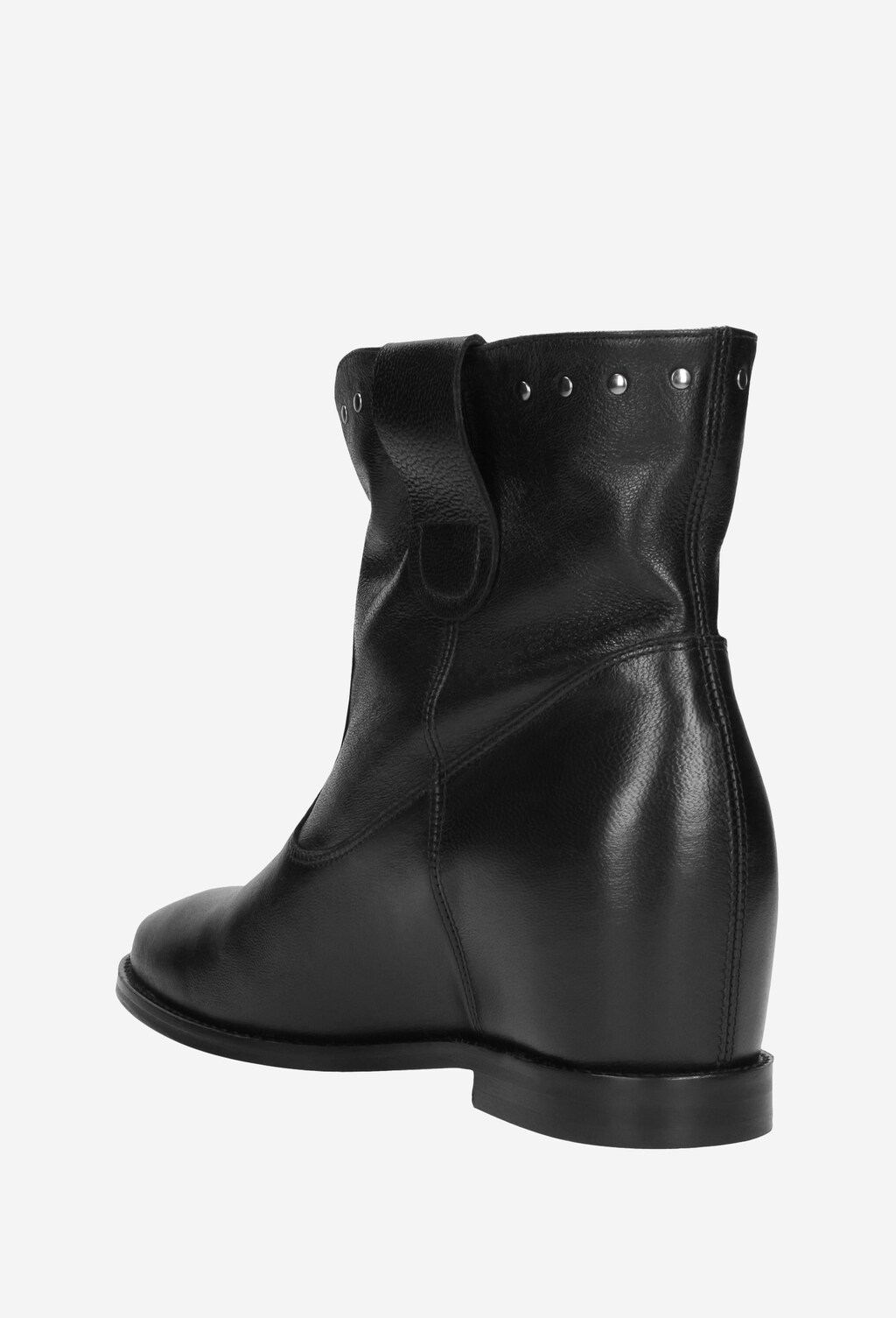 Czarne botki damskie 9556-51 Widok 4