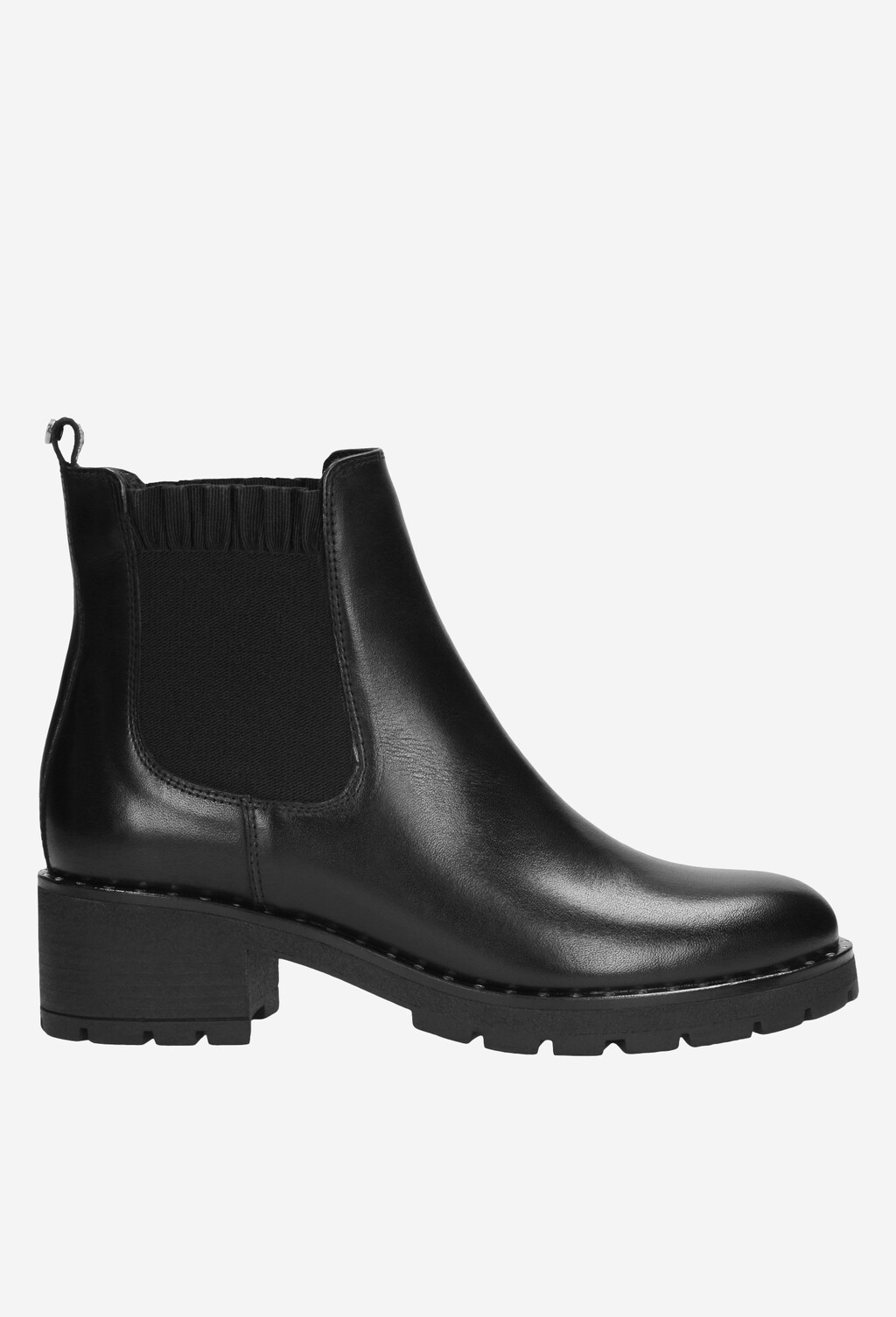 Czarne botki damskie 9586-51 Widok 2