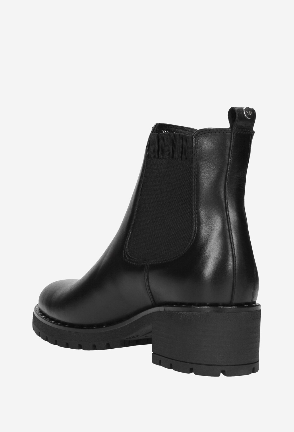 Czarne botki damskie 9586-51 Widok 4