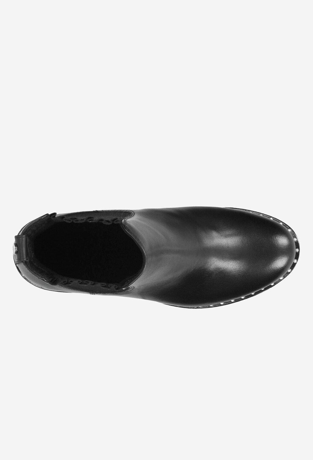 Czarne botki damskie 9586-51 Widok 5