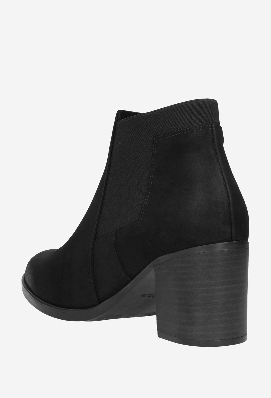 Czarne botki damskie 9557-81 Widok 4