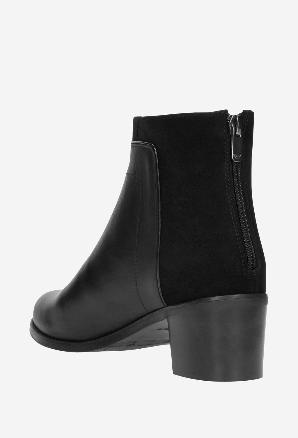 Czarne botki damskie 9565-71 Widok 4