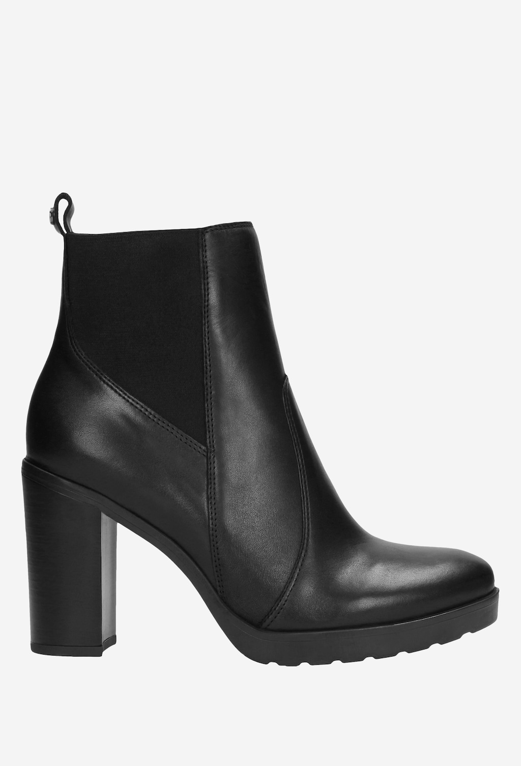 Czarne botki damskie 9539-51 Widok 2