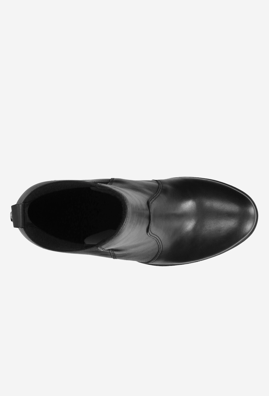 Czarne botki damskie 9539-51 Widok 5