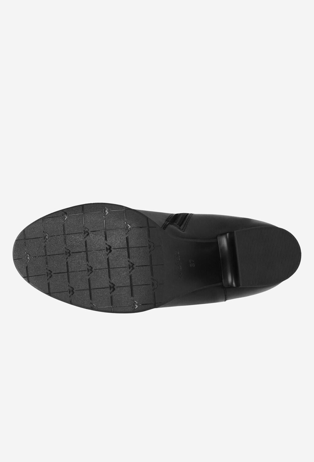 Czarne botki damskie 9561-51 Widok 6