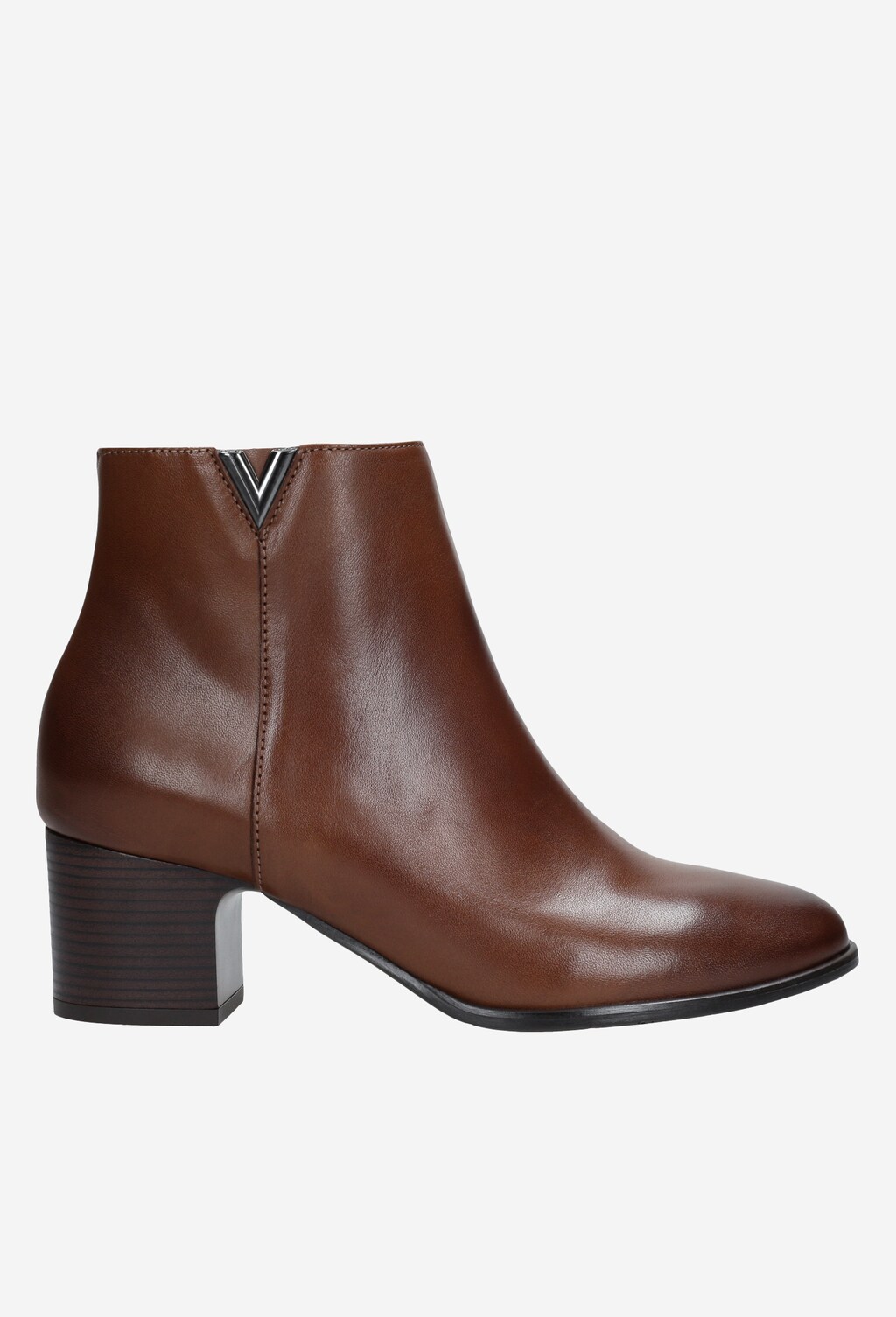 Brązowe botki damskie 9561-52 Widok 2