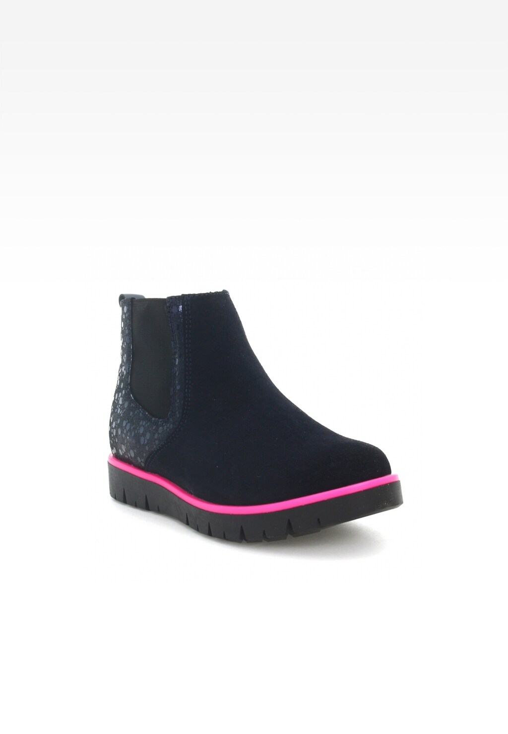 Botki ocieplane BARTEK T-64368P/SZ/AOS, dla dziewcząt, czarno-różowy Widok 2
