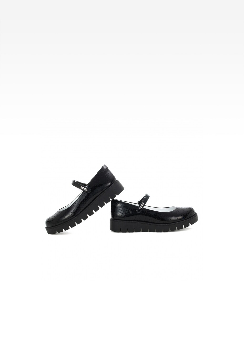 Czółenka BARTEK W-65605/SZ/L3, dla dziewcząt, czarny Widok 6