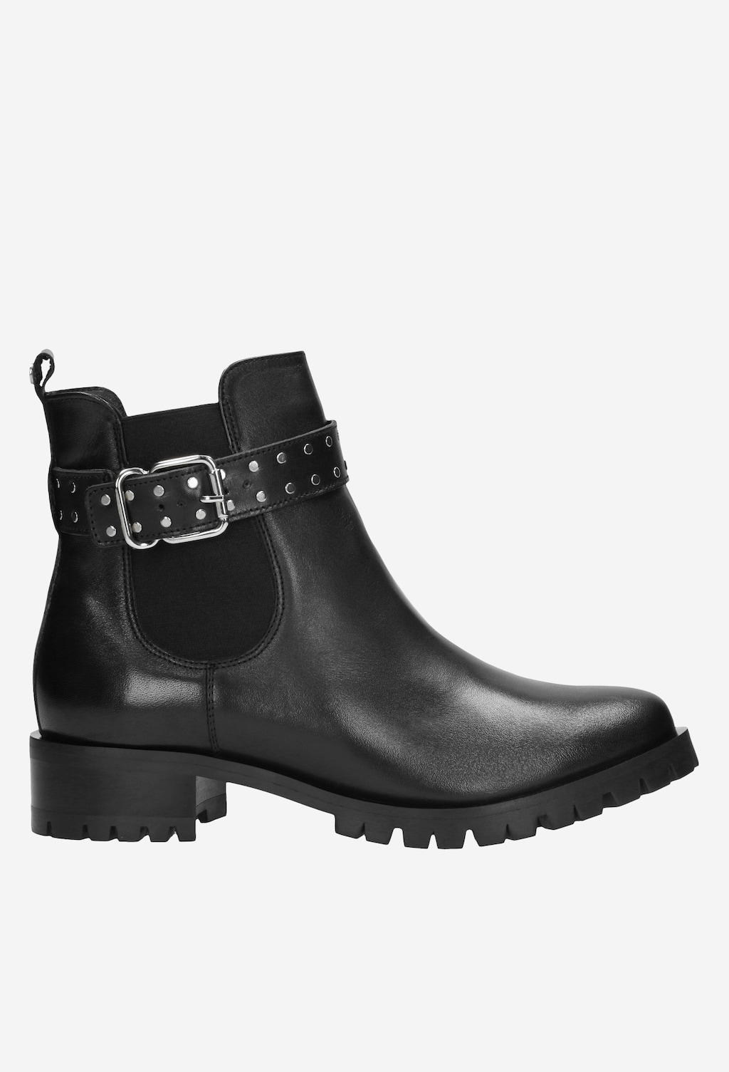 Czarne botki damskie 9585-51 Widok 1