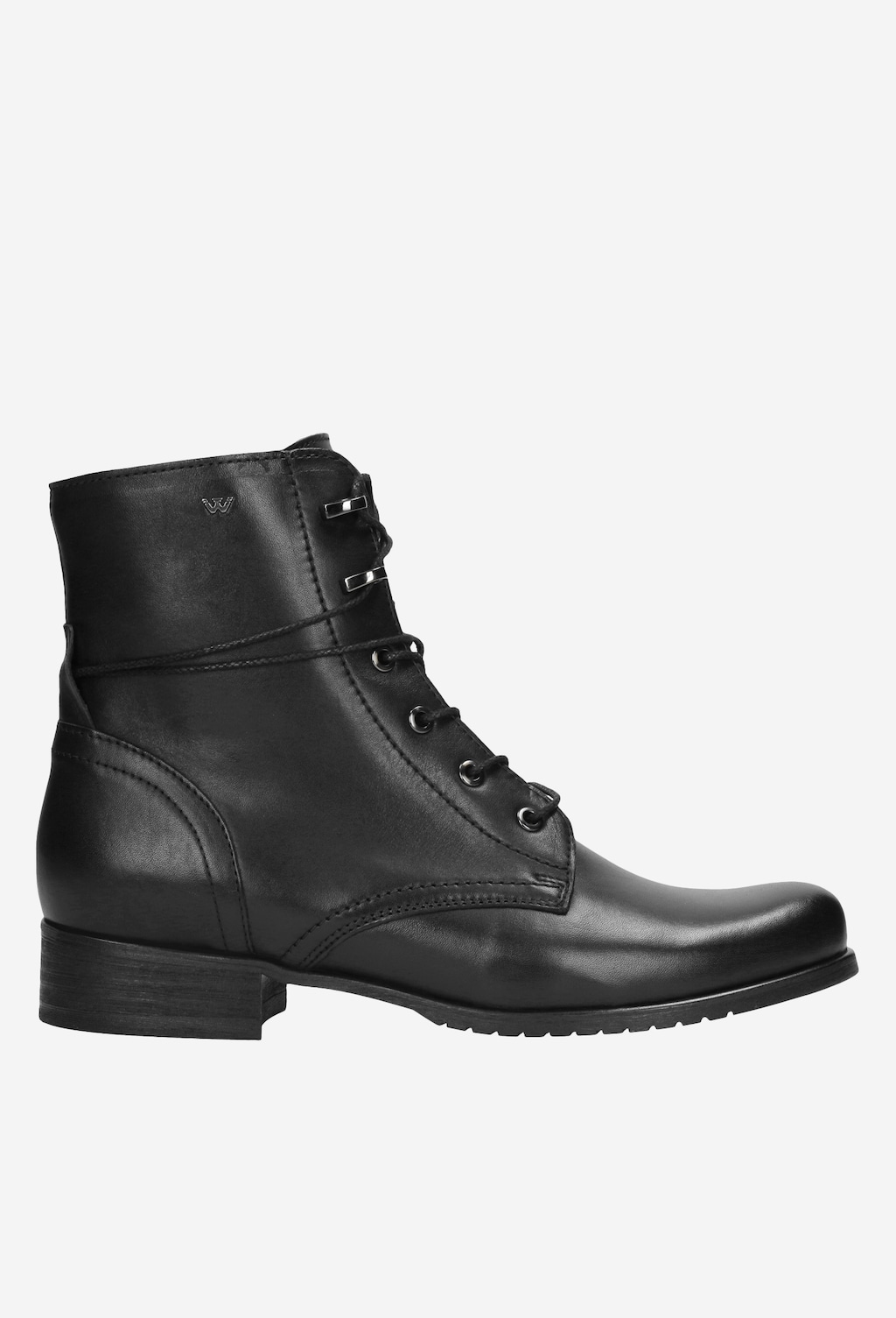 Czarne trzewiki damskie 9614-51 Widok 2