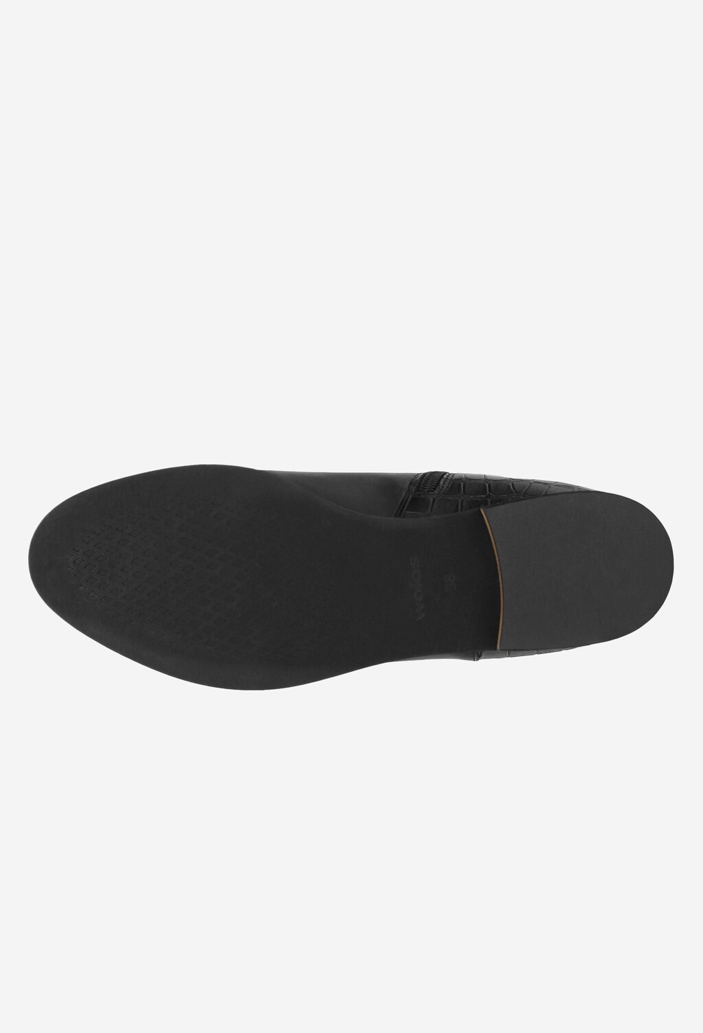 Czarne botki damskie 8628-51 Widok 6